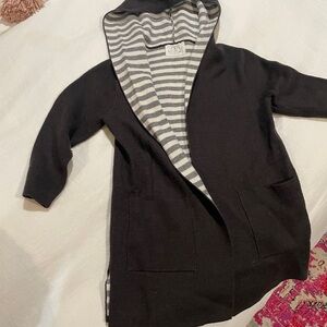 Zara hooded cardigan sweater